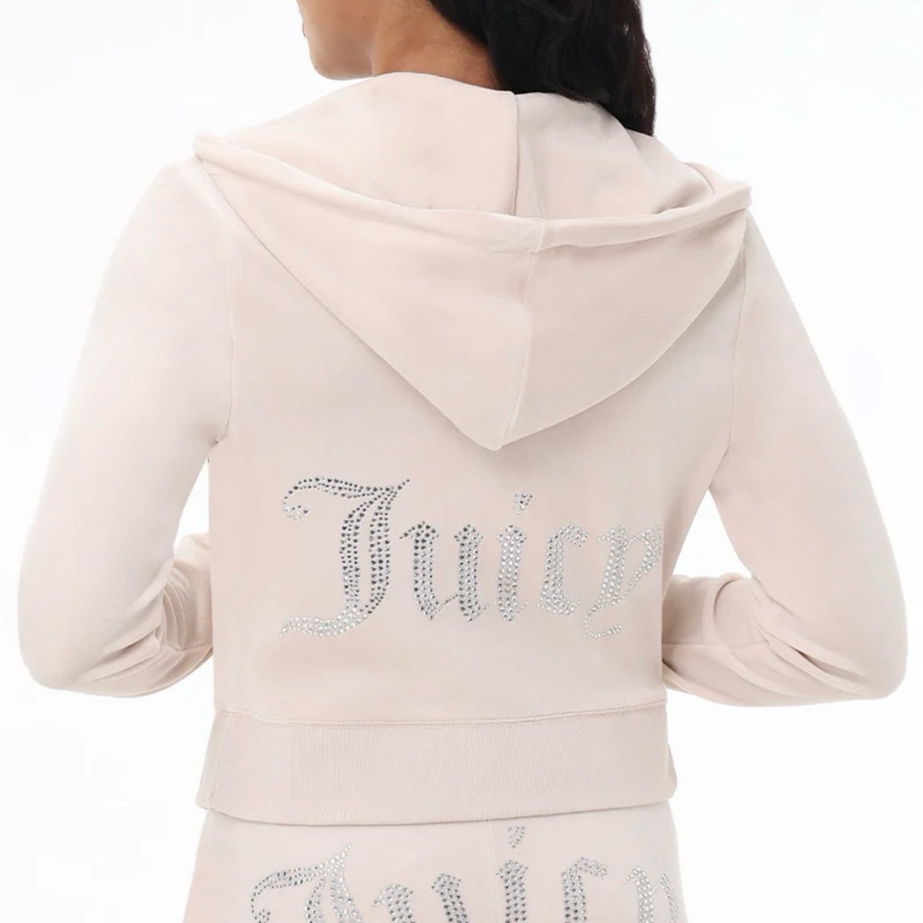 Juicy Couture Og Big Bling Velour Hoodie And Sweats Nwt